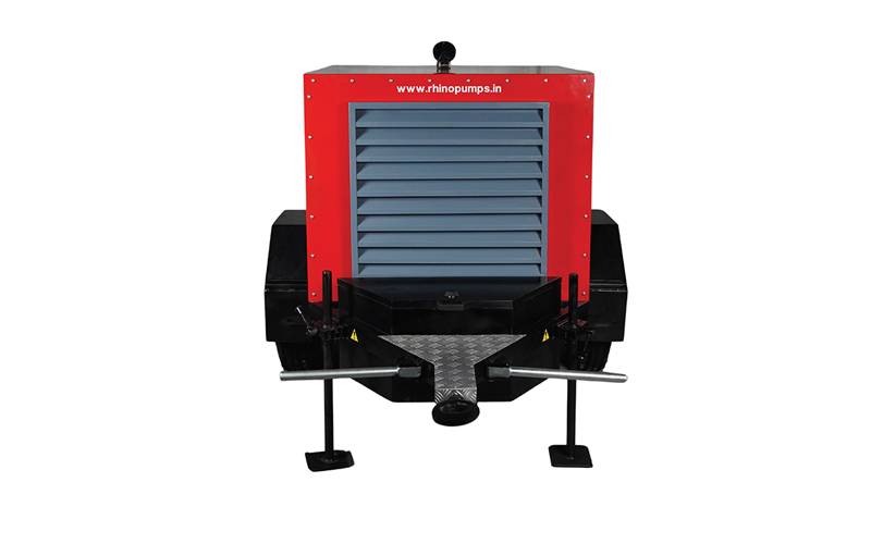 Rhino Trailer Mounted Fire Fighting Pump 1800 Lpm To 6000 Lpm